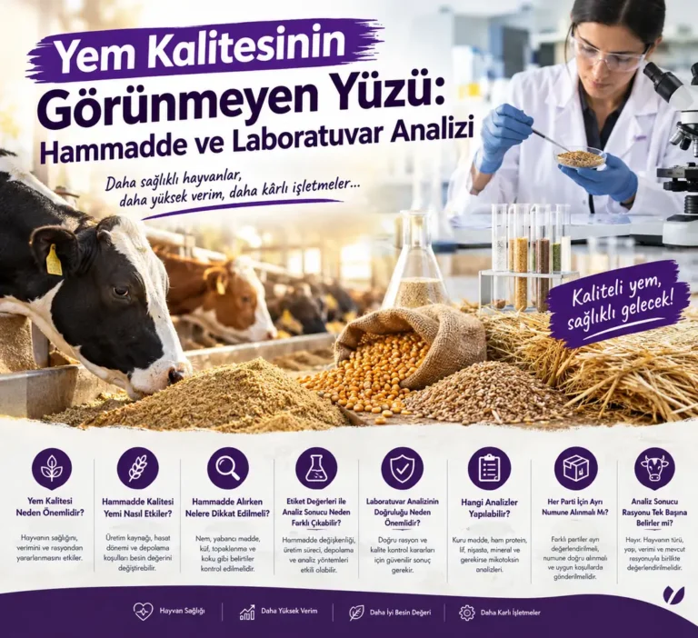 Yem Kalitesinin Görünmeyen Yüzü: Kalite Hammaddede Başlar